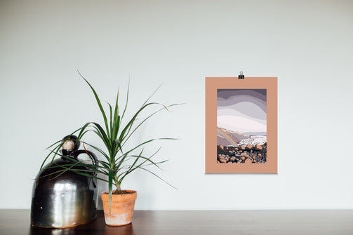 A Digital Piece Titled 'Iceland' by Saidia Z. Ariss 12x16