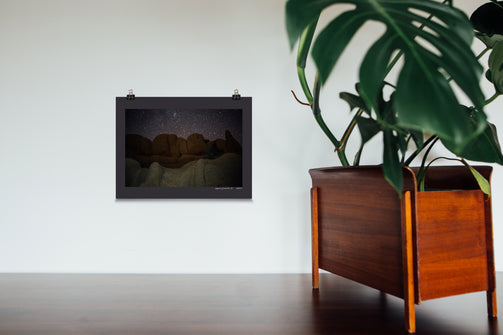 A Photograph Titled 'Jumbo Rocks' by Saidia Z. Ariss (Joshua Tree, CA) 12x16