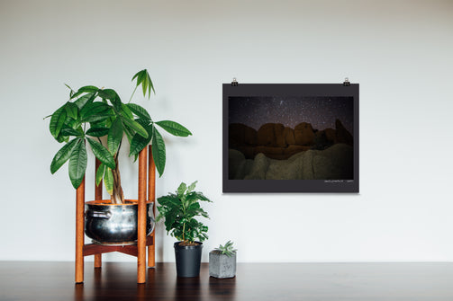 A Photograph Titled 'Jumbo Rocks' by Saidia Z. Ariss (Joshua Tree, CA) 16x20
