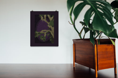 A Digital Piece Titled 'Joshua Tree' by Saidia Z. Ariss (Joshua Tree, CA) 16x20