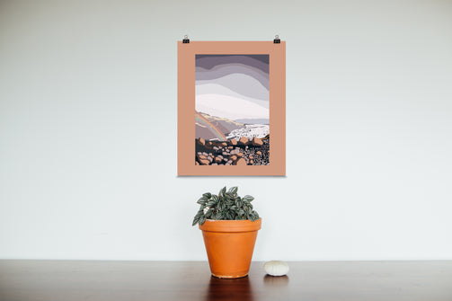 A Digital Piece Titled 'Iceland' by Saidia Z. Ariss 16x20