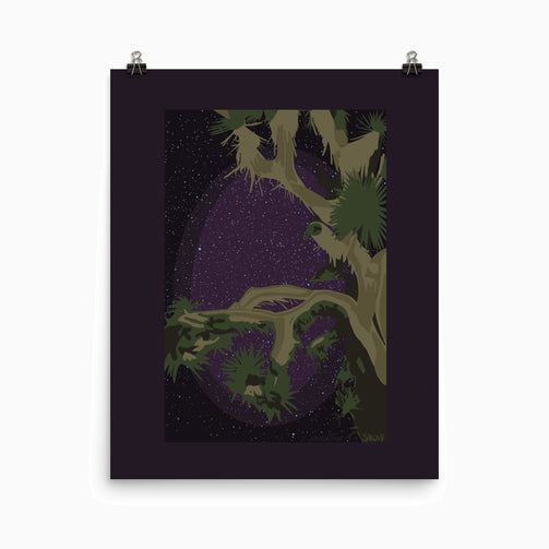 A Digital Piece Titled 'Joshua Tree' by Saidia Z. Ariss (Joshua Tree, CA) 16x20